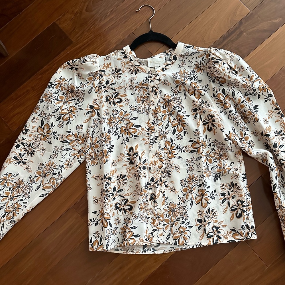 The WESTSIDE floral silk blouse